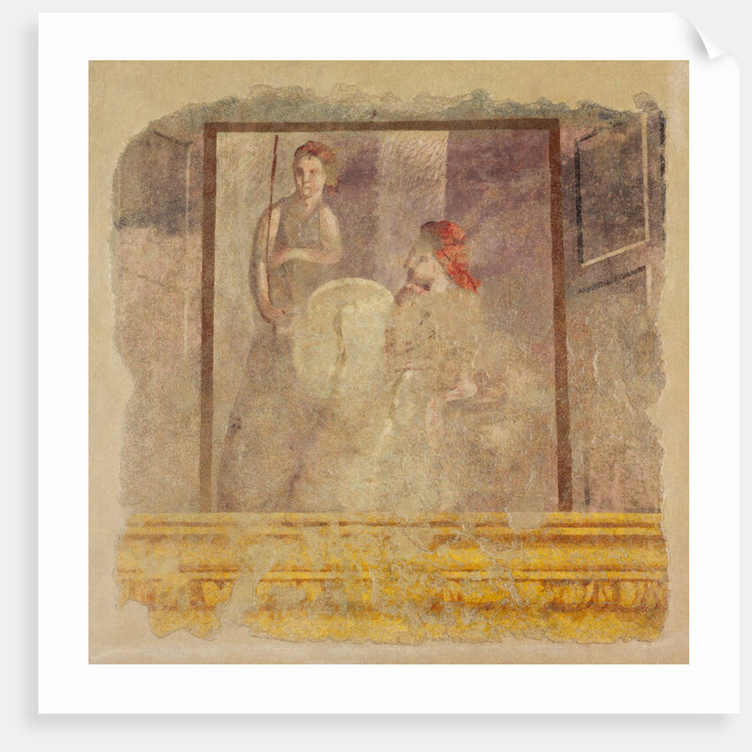Wall painting fragment from the north wall of Room H of the Villa of P. Fannius…, ca. 50-40 B.C by Unknown