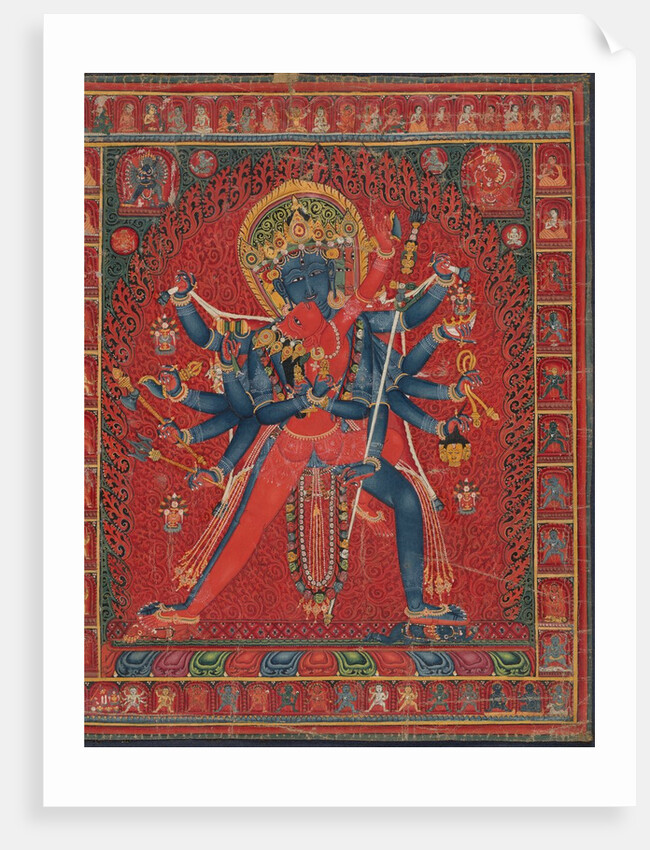 Chakrasamvara and consort Vajravarahi, 1450-1500 by Unknown