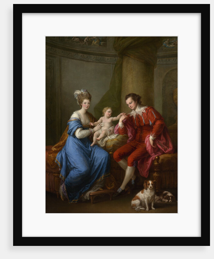 Edward Smith Stanley, Twelfth Earl of Derby, with His First Wife and Their Son, c1776 by Angelica Kauffman