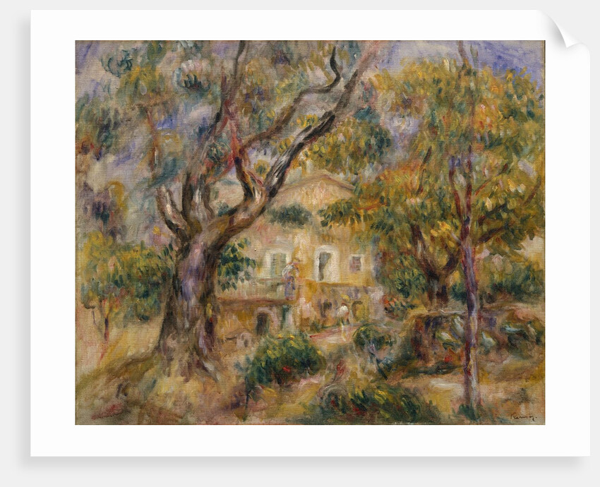 The Farm at Les Collettes, Cagnes, 1908-14 by Pierre-Auguste Renoir