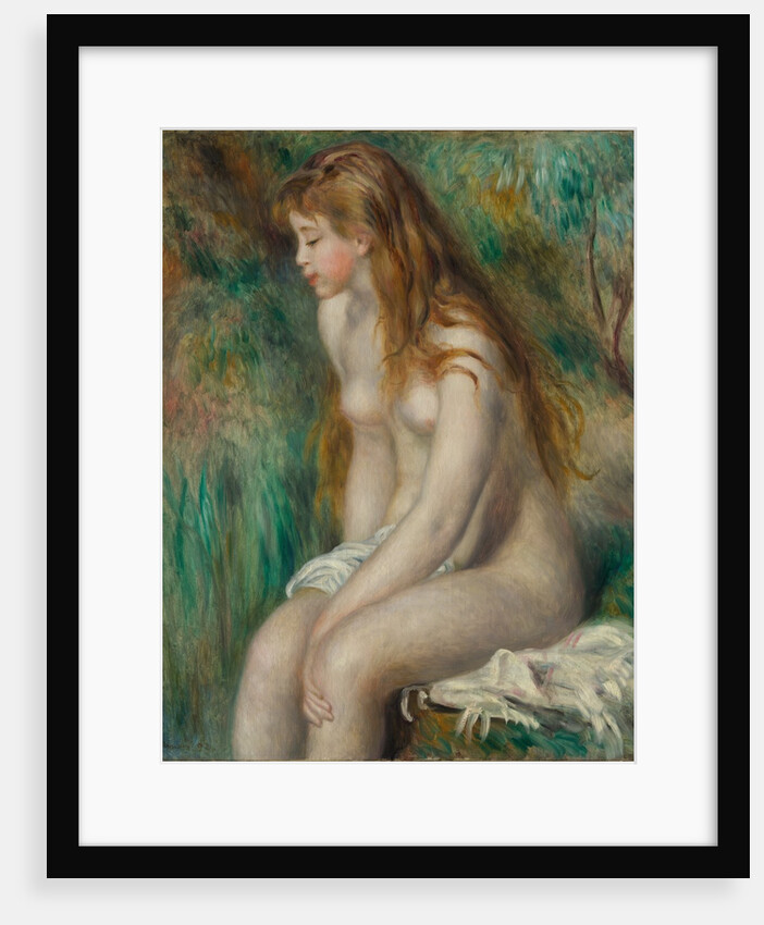 Young Girl Bathing, 1892 by Pierre-Auguste Renoir