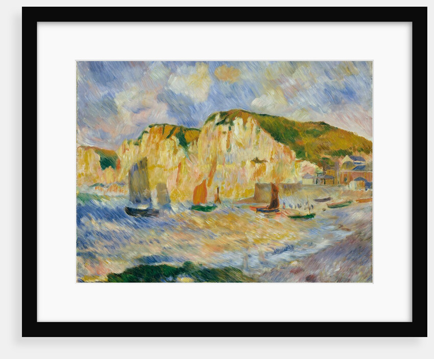 Sea and Cliffs, ca. 1885 by Pierre-Auguste Renoir