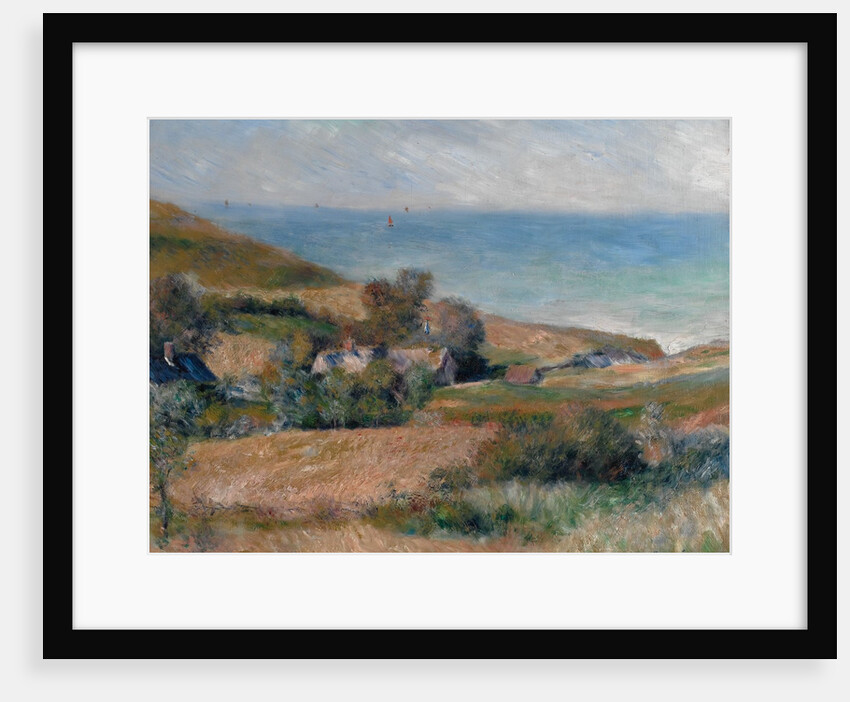 View of the Seacoast near Wargemont in Normandy, 1880 by Pierre-Auguste Renoir
