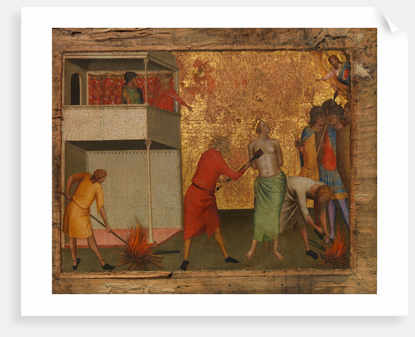 Saint Reparata Tortured with Red-Hot Irons by Bernardo Daddi