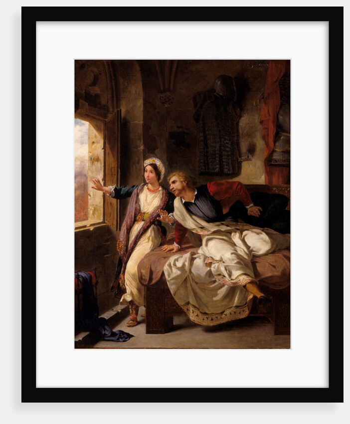 Rebecca and the Wounded Ivanhoe, 1823 by Eugene Delacroix