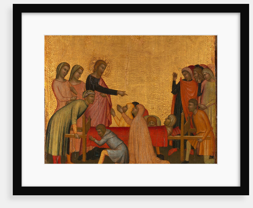 Saint John the Evangelist Raises Satheus to Life, ca. 1370 by Francescuccio Ghissi