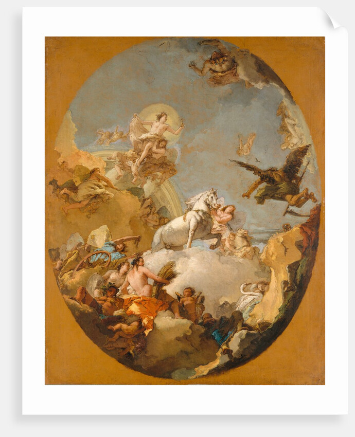 The Chariot of Aurora, 1760s by Giovanni Battista Tiepolo