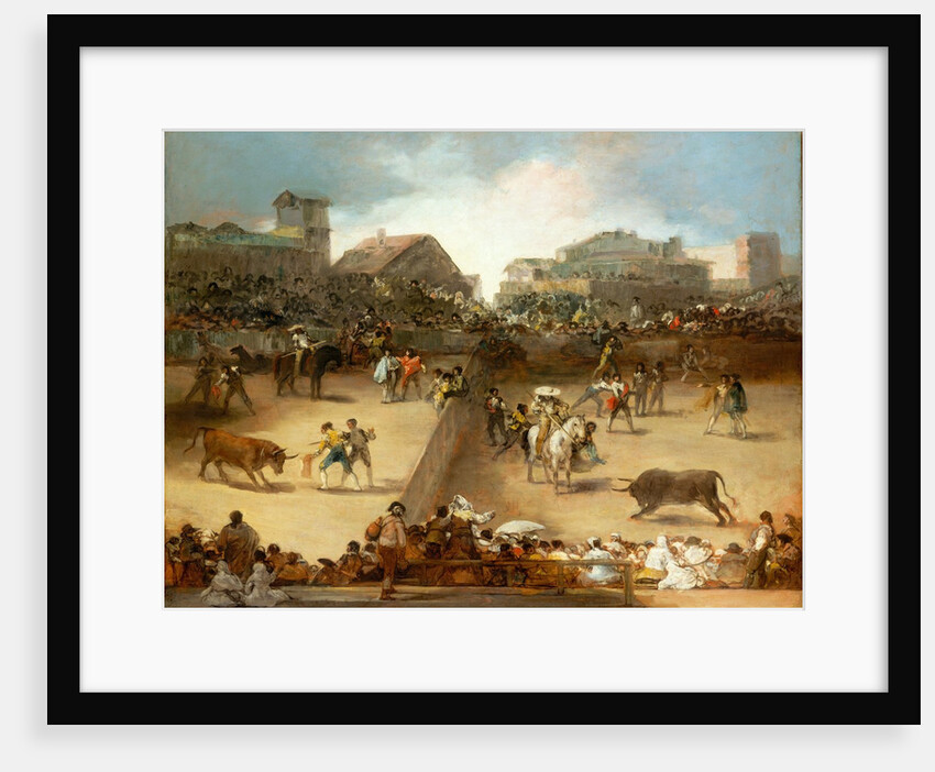 Bullfight in a Divided Ring by Francisco Goya