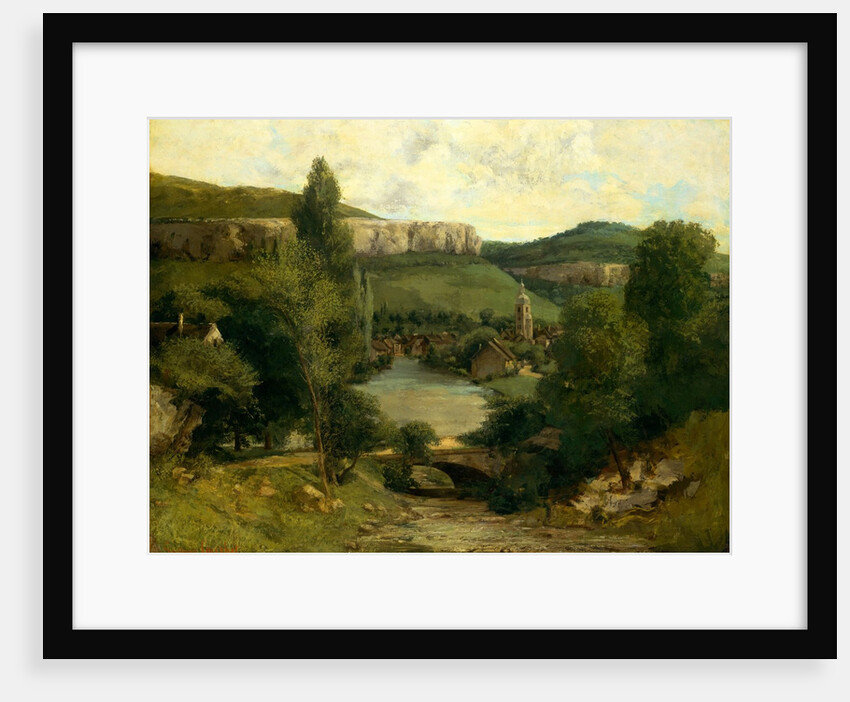 View of Ornans, probably mid-1850s by Gustave Courbet