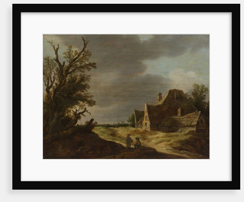 Sandy Road with a Farmhouse, 1627 by Jan van Goyen