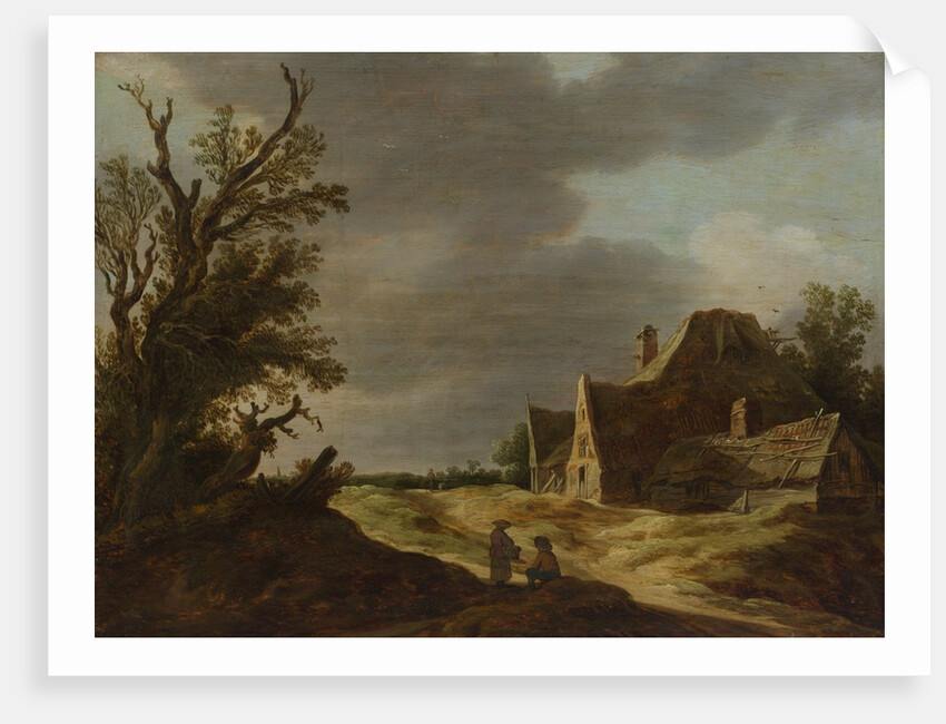 Sandy Road with a Farmhouse, 1627 by Jan van Goyen
