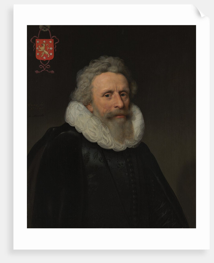 Jacob van Dalen, Called Vallensis, 1640 by Michiel van Mierevelt