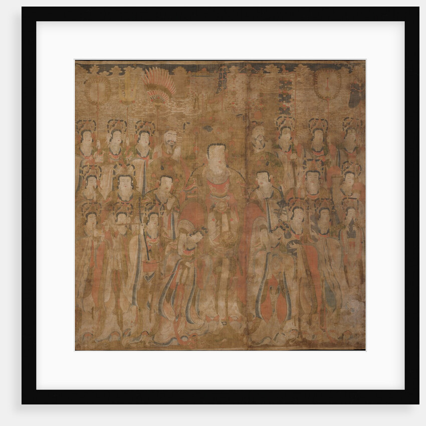 Brahma with Attendants and Musicians, late 16th century by Unknown