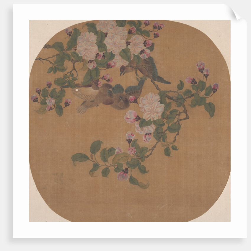 Flowers with Birds by Unknown