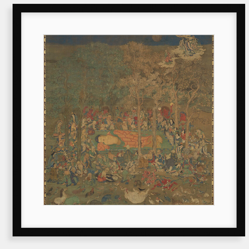 Death of the Historical Buddha, 14th century by Unknown