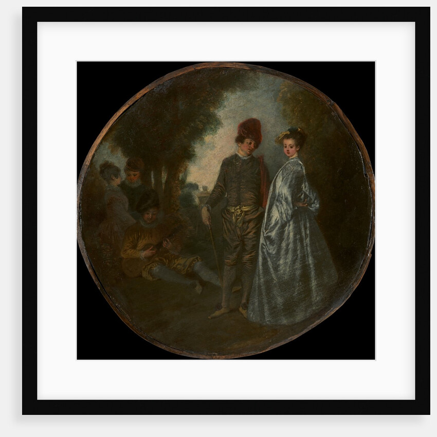 The Cascade by Jean-Antoine Watteau