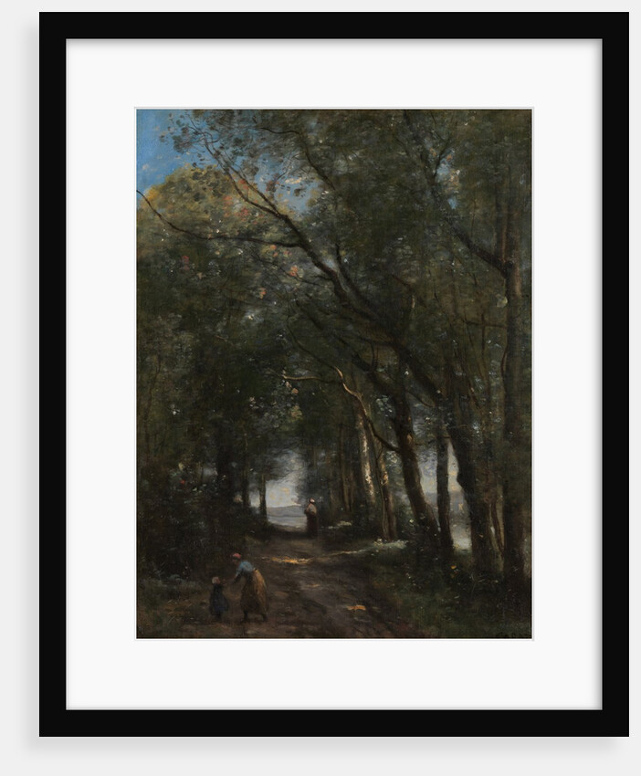 A Lane through the Trees, ca. 1870-73 by Jean-Baptiste-Camille Corot