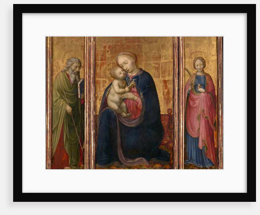Madonna and Child with Saints Philip and Agnes, ca. 1425-30 by Donato de' Bardi