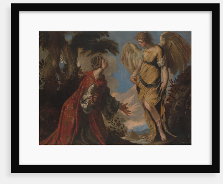 Hagar and the Angel, ca. 1657 by Francesco Maffei