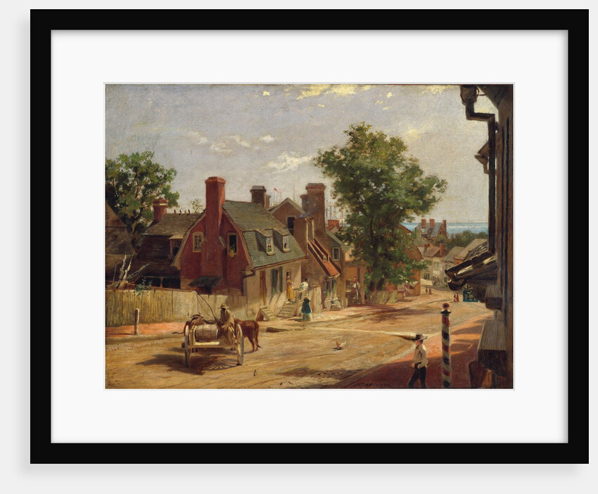 Old Annapolis, Francis Street, 1876 by Francis Blackwell Mayer