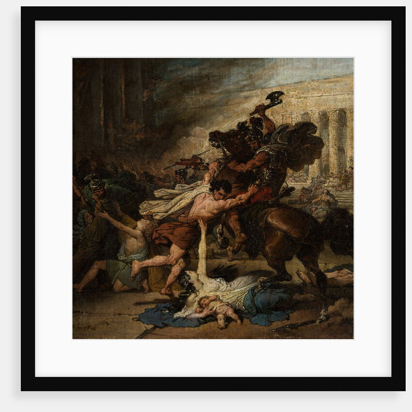 The Sack of Jerusalem by the Romans, 1824 by François Joseph Heim