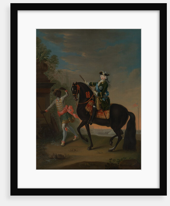 The Empress Elizabeth of Russia on Horseback, Attended by a Page, after 1743-49 by Georg Cristoph Grooth