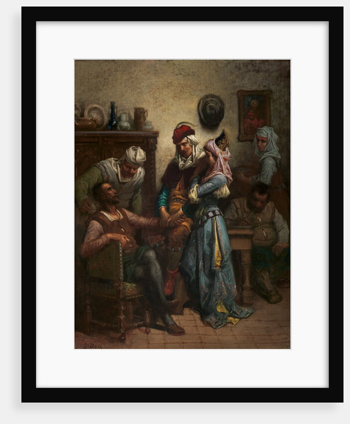 Don Quixote and Sancho Panza Entertained by Basil and Quiteria, 1863? by Gustave Doré