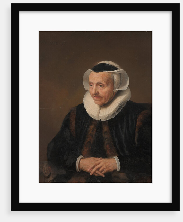 Portrait of an Old Woman by Style of Jacob Backer