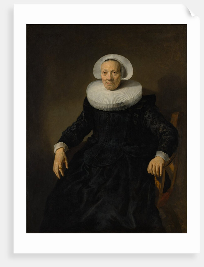 Old Woman in an Armchair by Attributed to Jacob Backer