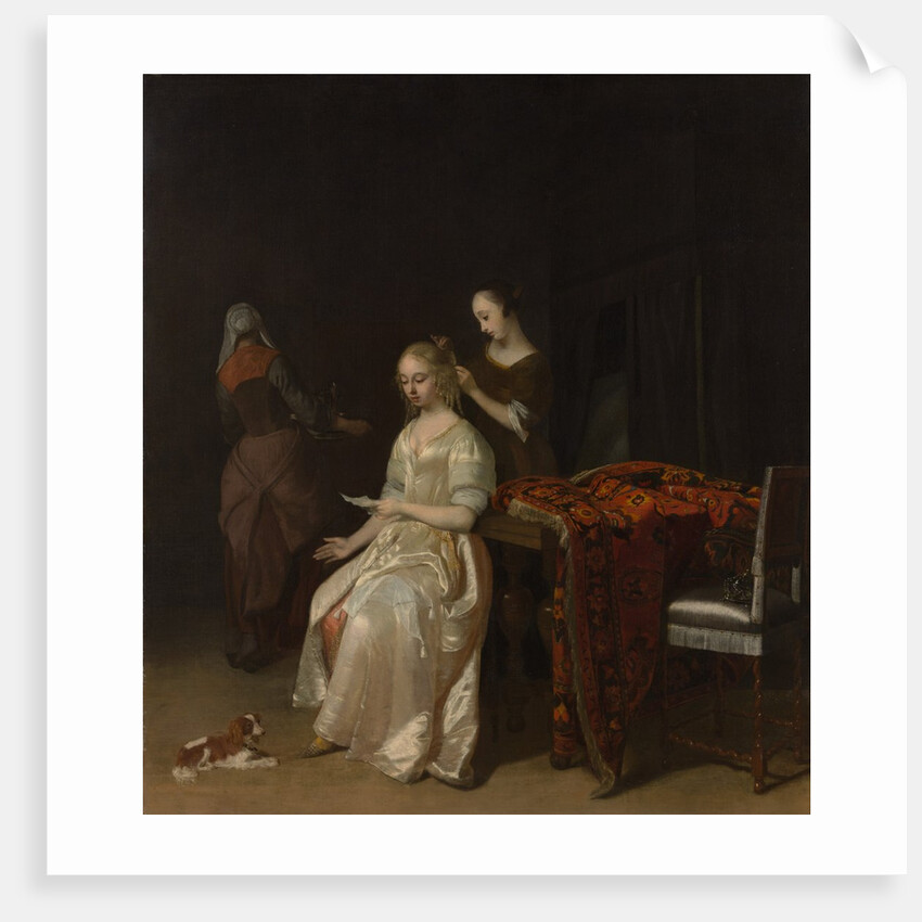 The Love Letter, early 1670s by Jacob Ochtervelt