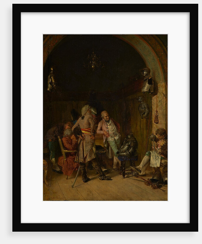 Examining Antique Arms, 1870 by José Villegas Cordero