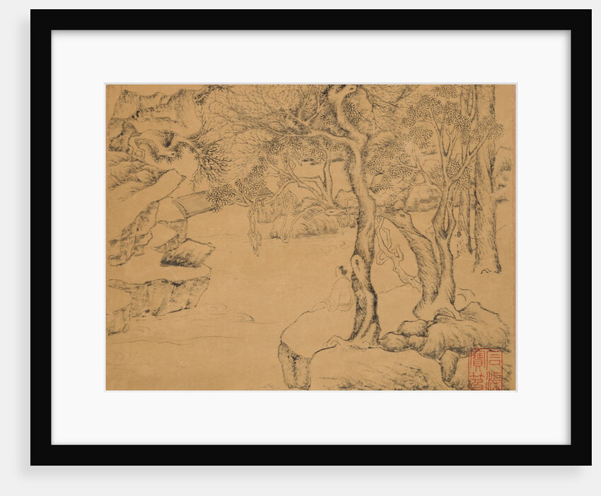The Waterfall, dated 1559 by Ju Jie