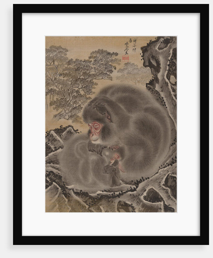 Monkeys, March 1888 by Kawanabe Kyosai