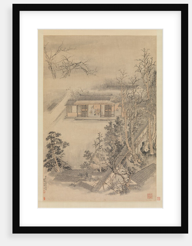 Drinking in the Bamboo Garden, 1773 by Luo Ping