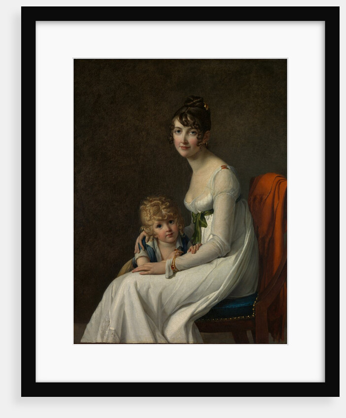 Madame Philippe Panon Desbassayns de Richemont… and Her Son, Eugène, 1802 by Marie Guilhelmine Benoist