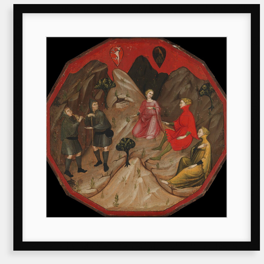 A Contest between the Shepherds Alcesto and Acaten, ca. 1410 by Master of 1416