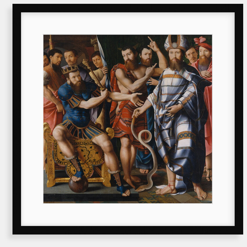 Moses and Aaron before Pharaoh: An Allegory of the Dinteville Family, 1537 by Master of the Dinteville Allegory