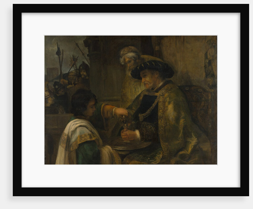 Pilate Washing His Hands, probably 1660s by Style of Rembrandt