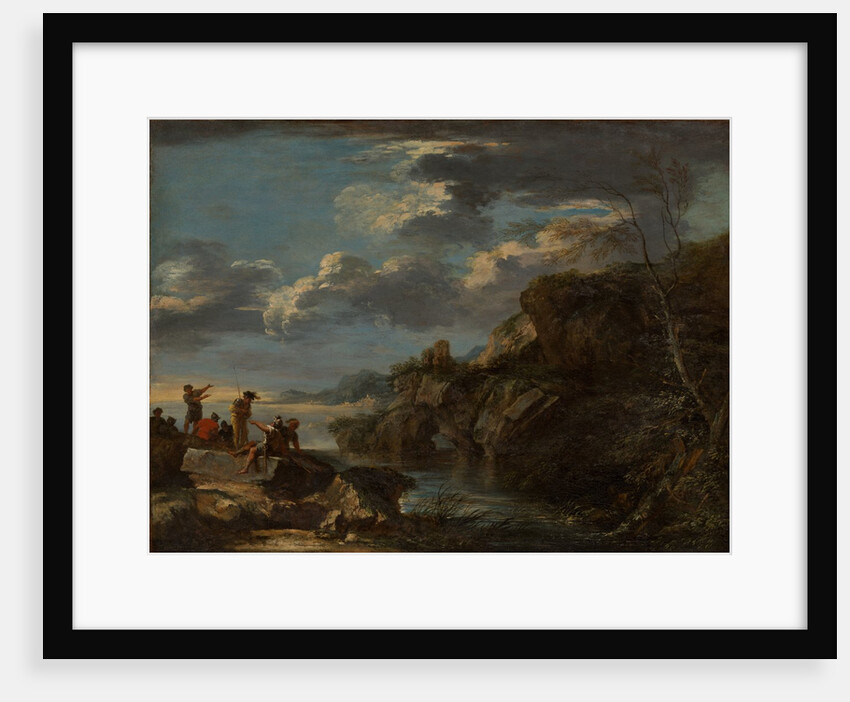 Bandits on a Rocky Coast, 1655-60 by Salvator Rosa