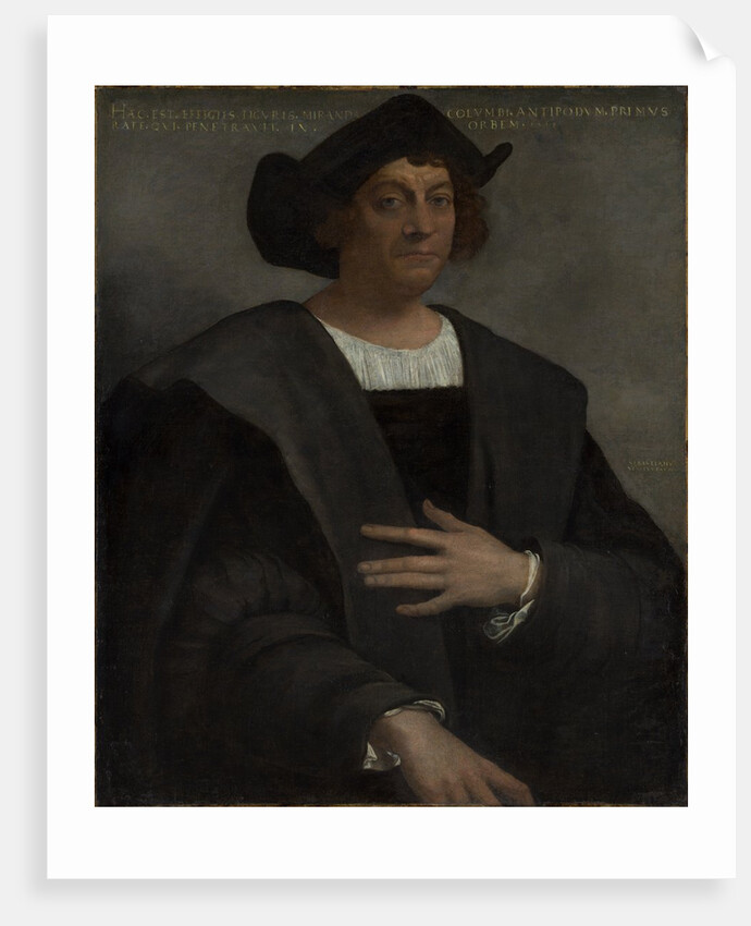 Portrait of a Man, Said to be Christopher Columbus, 1519 by Sebastiano del Piombo