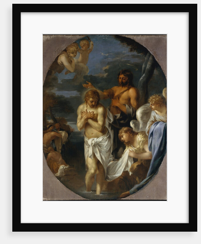 The Baptism of Christ, ca. 1650 by Sébastien Bourdon