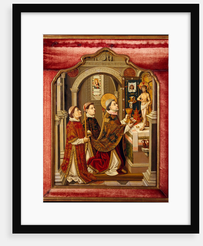 The Mass of Saint Gregory by Spanish Painter