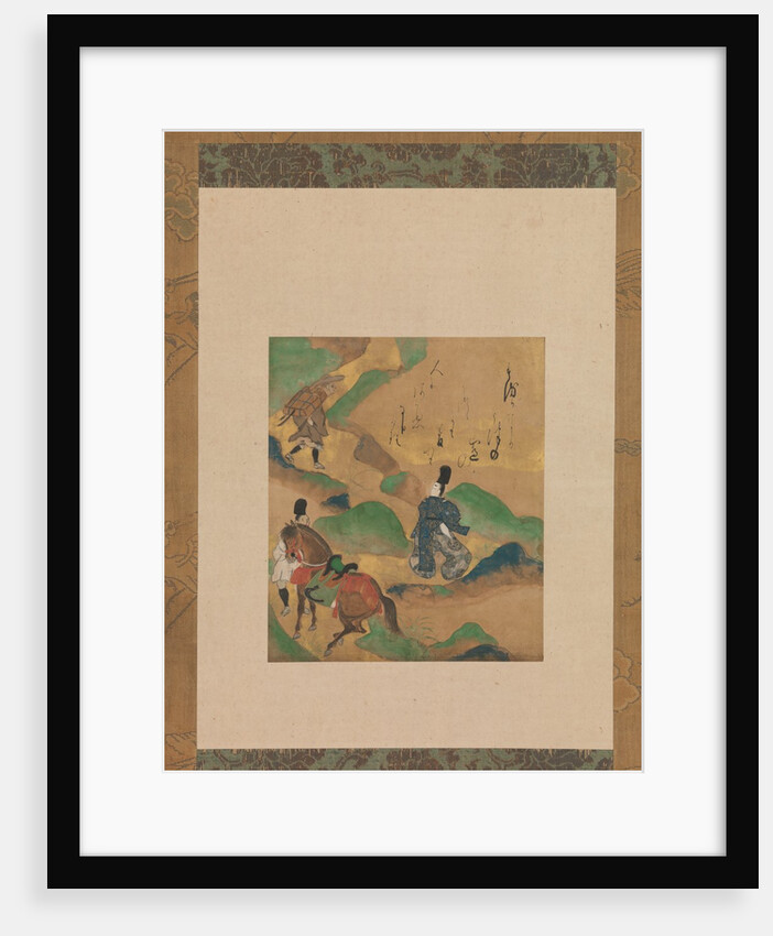 Mount Utsu, from The Tales of Ise , ca. 1634 by Tawaraya Sotatsu
