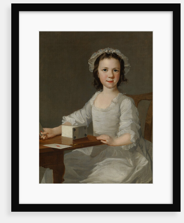 Girl Building a House of Cards, mid-18th century by Attributed to Thomas Frye