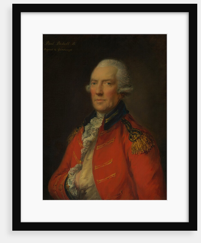 Lieutenant Colonel Paul Pechell by Thomas Gainsborough
