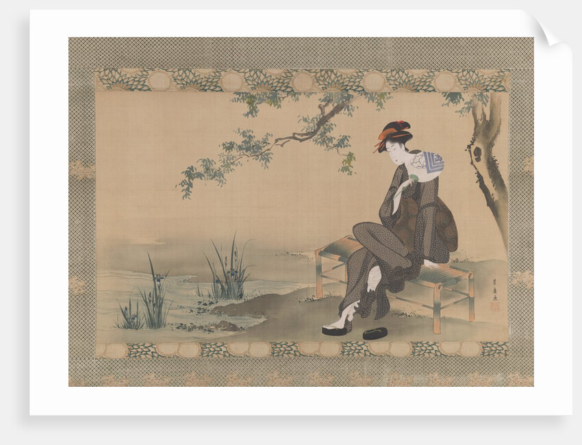 Woman Cooling Herself, ca. 1800 by Utagawa Toyohiro