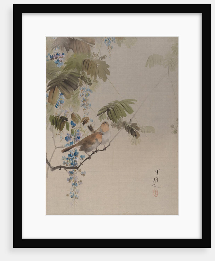 Birds and Flowers, ca. 1887 by Watanabe Seitei