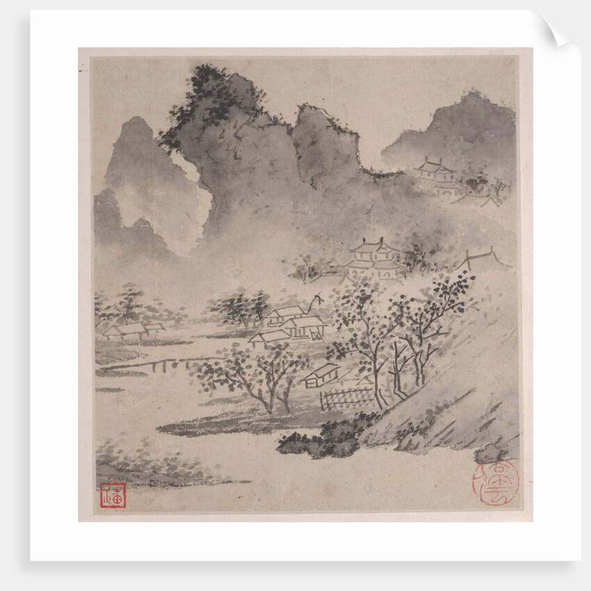 Eight Songs of the Xiao and Xiang Rivers by Wen Zhengming