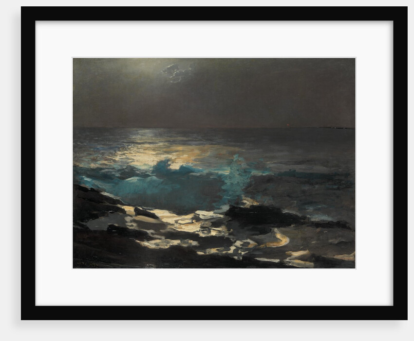 Moonlight, Wood Island Light, 1894 by Winslow Homer