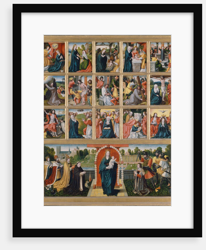 The Fifteen Mysteries and the Virgin of the Rosary by Netherlandish Painter